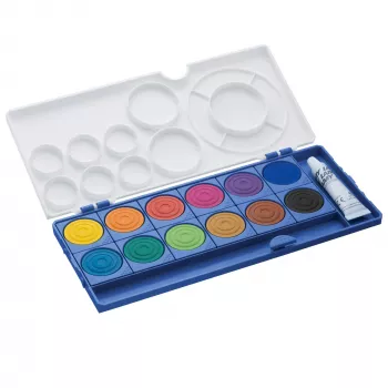 LAMY aquaplus läbipaistmatute värvide komplekt, 12 säravat värvi, sinine karp 1222610