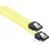 GoodConnections SATA 6 Gb/s kaabel metallklambriga, 0,50 m, kollane 5047-A05Y