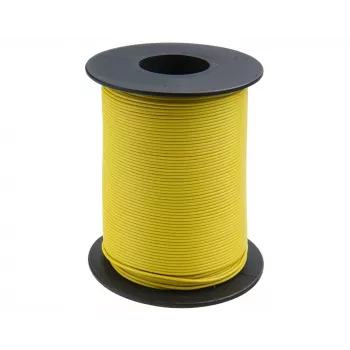 Donau Elektronik 119-13 ühendustraat 1 x 0,14 mm² kollane 100 m