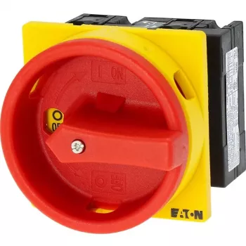 Eaton T3-1-102/EA/SVB Nukk-lüliti, 3-pooluseline, 32 A, lukustatav, kollane/punane