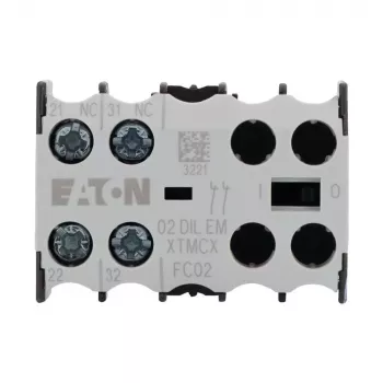 EATON 4-pooluseline abikontaktplokk 31DILE, 3NO+1NC positiivselt juhitud, esipaneelile kinnitatav, DILM7-DILM38 jaoks 048912