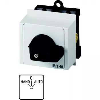 Eaton T0-3-15433/IVS 3-pooluseline nukk-lüliti, 20 A, 690 V AC, paneelipaigaldus, must/valge 055467