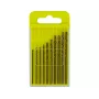Donau Elektronik HSS-CO-225 HSS koobaltmetallist keerdpuuriterade komplekt, 10 osa, 1,3–2,5 mm, DIN 338, silindriline vars