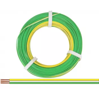 Donau Elektronik 318-354-50 paindlik juhe 3 x 0,14 mm² kollane, valge, roheline 50 m