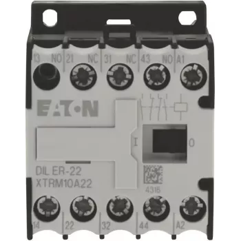 Eaton DILER-22-G(24VDC) mini kontaktor, 4-pooluseline, 2NO+2NC, 24V DC mähis 010042