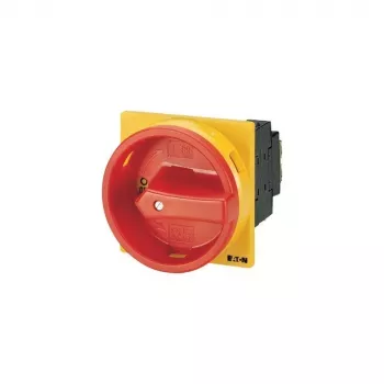 Eaton P1-25/EA/SVB 3-pooluseline pöördlüliti, 25 A, IP65, punane/kollane käepide 041097