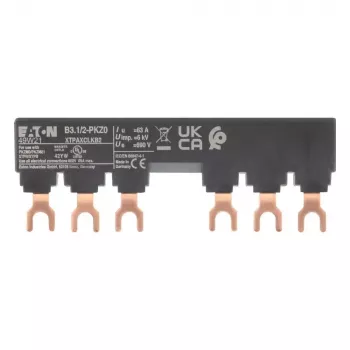 EATON 3-faasilise siiniadapter B3.1/2-PKZ0 PKZ0 mootorikaitselülititele, 63 A, 690 V AC, 3-pooluseline, IP20 (044945)