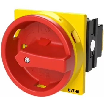 Eaton T0-1-102/EA/SVB Nukk-lüliti, 1-pooluseline, 2 asendit, 20 A, 690 V AC, must käepide, IP65 esipaneel 091078