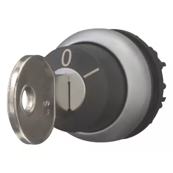 Eaton M22-WS-MS5 võtmega valitav lüliti, 3-asendiline, fikseeruv, Ronis MS5, must 111792