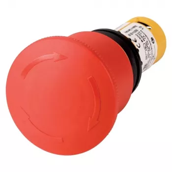 Eaton C22-PVT45P-K02 hädaseiskamise nupp, keerates vabastatav, 2 NC, 45 mm seenpea, IP66/IP67/IP69 121611