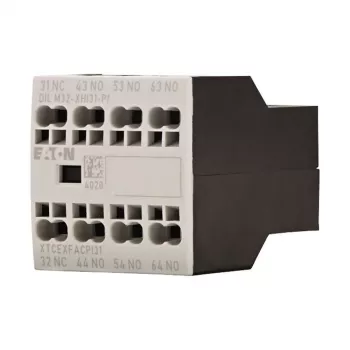 Eaton DILM32-XHI31-PI abikontaktplokk, 3NO+1NC, 4A, kruviklemmid, esipaigaldus DILM7-DILM32 kontaktoritele 199312