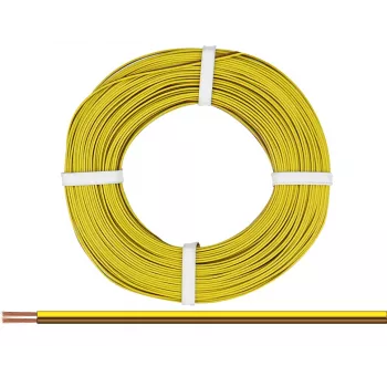 Donau Elektronik 218-38-25 paindkaabel 2 x 0,14 mm² pruun, kollane 25 m