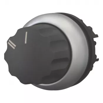 Eaton M22-WR-X92 valikulüliti, 2-asendiline, fikseeruv, pöördnupp, must