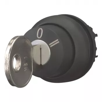 Eaton M22S-WRS3 võtmega valikulüliti, 3-asendiline, fikseeruv, must 216901