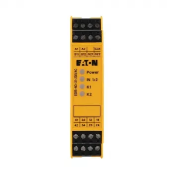 Eaton ESR5-NO-31-230VAC turvarelee, 230V AC, 3 NO turvakontakti, 1 NC abikontakt, DIN-liin 119380