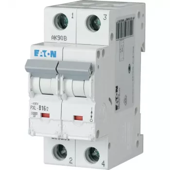 Eaton PXL-B16/2 miniatuurne kaitselüliti, 16 A, 2-pooluseline, tüüp B, 10 kA, 230/400 V AC, DIN-liinile 236231