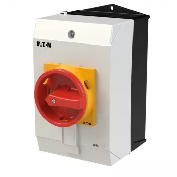 Eaton T3-3-8342/I2/SVB 6-pooluseline pealüliti, 32 A, punane/kollane 207208