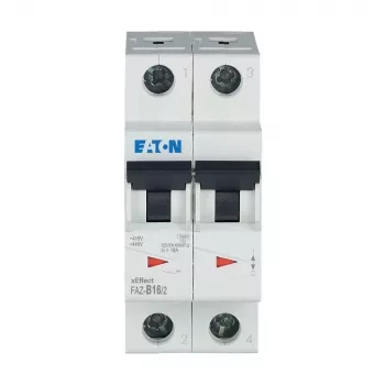 Eaton FAZ-B16/2 minikaitselülitt (MCB), 2-pooluseline, 16 A, B-tüüpi