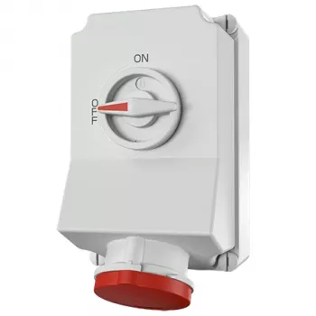 MENNEKES DUO seinale paigaldatav pistikupesa 63A 5-pooluseline 6h 400V IP44 5959A