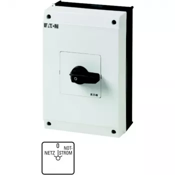 Eaton T5B-4-8902/I4 4-pooluseline nukk-lüliti, 20 A, 690 V AC, must/valge 207237