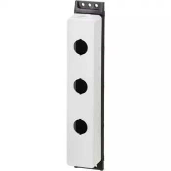 Eaton M22-FI3 pealispinna kinnitusega korpus, 3 asendit, hall plastik, IP66/IP67/IP69K