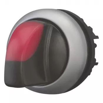 Eaton M22-WLK3-R valgustatud pöördlüliti täitur, 3-asendiline, punane nupp, 22,5 mm
