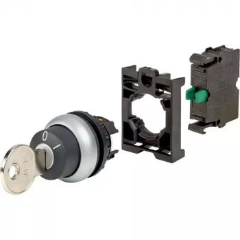 Eaton M22-WS-K10-BVP võtmelüliti täitur, plastist esirõngas, must 110921