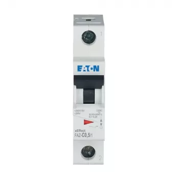 Eaton FAZ-C0.5/1 miniatuurne kaitselüliti (MCB) 1-pooluseline C 0,5A 10kA 278544