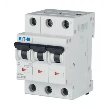 Eaton FAZ-B20/3 miniatuurne kaitselüliti, 3-pooluseline, B-tüüp, 20 A, 278848