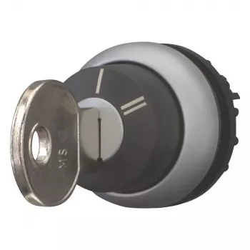 Eaton M22-WRS-X95 võtmega juhitav valikulüliti täitur, 3-asendiline, fikseeruv, mustast plastist esirõngas, X95 võti 228026