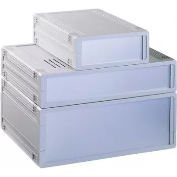 Bopla ULTRAMAS UM62009L lauaümbris, ABS, helehall, 290,9 x 62,2 x 199 mm, koos 2x FP60009 esipaneeliga 55620010.MT8