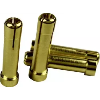 Reely adapterpistik 4 mm kullast kontaktpistik 5 mm kullast kontaktpesale 1605782