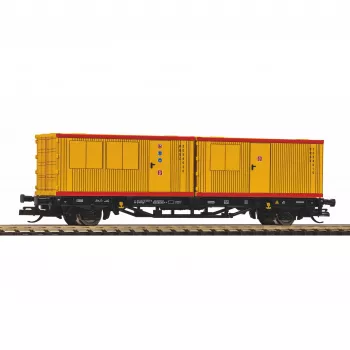 PIKO TT 47729 Konteinerite platvormvagun 2x 20ft konteineriga, PIKO Rail Service