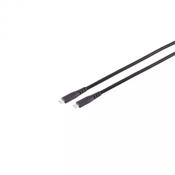 S CONN MAXIMUM CONNECTIVITY 13-57005 USB-C–USB-C kaabel, USB 3.2 Gen 2x2, TPE, 0,25 m