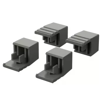 Bopla ULTRAMAS korpuse jalad helesininen RAL 7035 TPE 4-pakk (56012000)