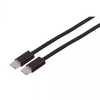 S CONN MAXIMUM CONNECTIVITY USB-C - USB-C laadimiskaabel, 240W, USB 2.0, punutud tekstiil, 1m, must 14-22025