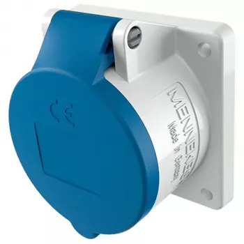 MENNEKES 1787 TwinCONTACT pealispinna pistikupesa 32A 3P 6H 230V IP44