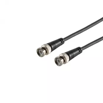 S CONN MAXIMUM CONNECTIVITY BNC isane BNC isasele RG59 koaksiaalkaabel, 75 Ohm, 1,0m, must 77601