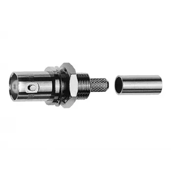 Telegärtner J01001A0083 BNC kaabli paneelipesa, pressitav, G05, 50 oomi, kaablile RG-223/U