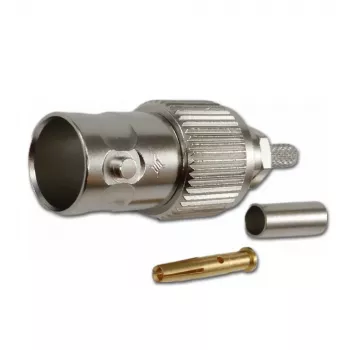 Telegärtner BNC kaabli pesa pressliitmik G04 75 Ohm RG-179B/U jaoks, 5-pakk J01003B0021