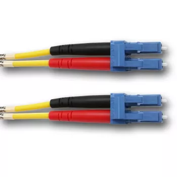 TELEGÄRTNER LC-LC ühemoodiline OS2 duplexkiud-patchkaabel, 2 m, kollane L00871A0003