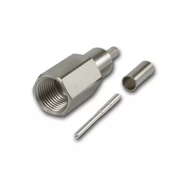 Telegärtner FME kaabli pistik crimp G07 crimp/crimp, madala hinnaga, 15 dB / 2 GHz, B2725, G07 (RG-316/U) - 5 tk J01700A0010