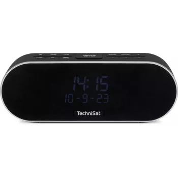 TechniSat DigitRadio 53 BT DAB+/FM kellraadio Bluetoothi ja USB-laadimisega, 3,5 VA-LCD, must