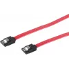 GoodConnections SATA 3 Gb/s kaabel lukustusriiviga, 0,5 m, punane 5045-A05