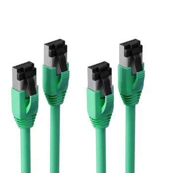 S CONN MAXIMUM CONNECTIVITY S/CONN Basic Cat. 8.1 F/FTP PIMF LSZH patchkaabel, roheline, 10,0 m, 2-pakk (SC08-41073-2)
