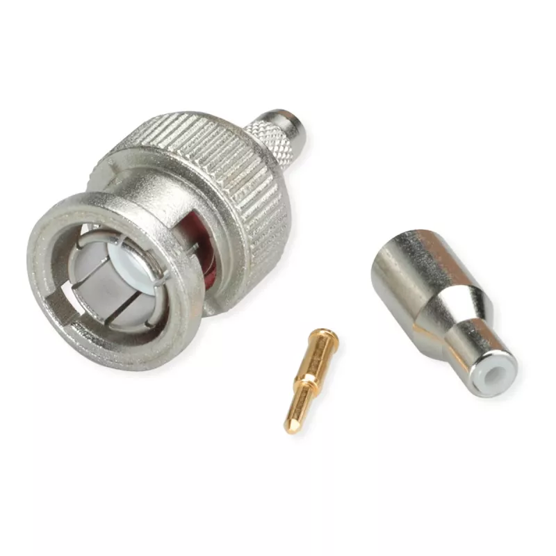 Telegärtner BNC kaabli pistik, krimps, G04, 75 Ohm, krimps/krimps, Standard, A2505, G04 (RG-179B/U) - 1 tk