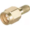 Telegärtner SMA kaabli pistik crimp/jootmine G05 (RG-223/U, RG-142 B/U), kullatud, 50 Ohm, DC-18 GHz J01150A0031
