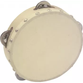DIMAVERY DTH-704 Tamburiin 18 cm Looduslik Puit Terasest Kuljustega 26053174