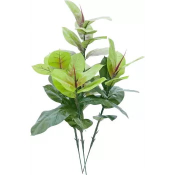 EUROPALMS Kunstlik Kummipuu Taim 100cm, Realistlik Ficus elastica, Mustas Plastikust Potis 82508303
