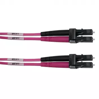 Telegärtner LC-LC multimode OM4 kiudoptiline ühenduskaabel, 5m, violetne